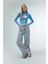 Coool Fitted Dik Yaka Baskılı Fitilli Kaşkorse Fermuarlı Sweatshirt C3256AX24SP 9