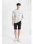 Skinny Fit Jean Bermuda Şort A5037AX24SM 8