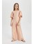 Kız Çocuk Wide Leg Geniş Bol Paça Pamuklu Pantolon C0448A824SP 9