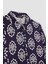 Loose Fit Desenli Uzun Kollu Gömlek Tunik T0609AZ24SP 17