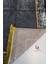 Lüks Kadife Seccade - 70X110 cm - Kalın Yumuşak Doku - Şık ve Konforlu-Siyah Desen 3