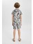 Erkek Çocuk Pijama Takımı Baskılı Kısa Kollu Üst Şort C2780A824SM 14