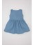 Kız Bebek Kolsuz Jean Elbise C3576A524SM 10