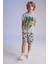 Erkek Çocuk Pijama Takımı Baskılı Kısa Kollu Üst Şort C2779A824SM 9