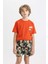 Erkek Çocuk Desenli Deniz Şortu B7444A824HS 12