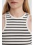 Slim Fit Dar Kesim Çizgili Halter Yaka Fitilli Kaşkorse Atlet C3119AX24SP 11