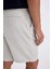 Relax Fit Keten Karışımlı Yazlık Bermuda Şort C1125AX24SM 11
