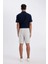 Relax Fit Keten Karışımlı Yazlık Bermuda Şort C1125AX24SM 12