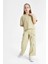 Kız Çocuk Wide Leg Kargo Geniş Paça Pamuklu Pantolon C1644A824SP 15
