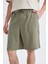 Relax Fit Keten Karışımlı Yazlık Bermuda Şort C1240AX24SM 11
