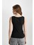 Slim Fit Dar Kesim U Yaka Basic Düz Atlet I1059AZ24SM 14