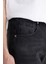 %100 Pamuk Flayer Fit Bol Kalıp Normal Bel Geniş Paça Siyah Jean Pantolon B8325AX24SM 14