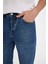 Slim Crop Fit Dar Kalıp Normal Bel Dar Paça Jean Pantolon B8324AX24SM 14