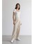 Beli Lastikli Keten Karışımlı Harem Pantolon C2100AX24SP 10