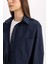 Relax Fit Poplin Uzun Kollu Tesettür Gömlek Tunik C2145AX24SP 13