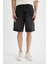 %100 Pamuk Kargo Fit Jean Bermuda Şort C1513AX24SM 14