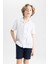 Erkek Çocuk Cepli Basic Düz Gabardin Şort C2955A824SM 9