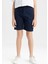 Erkek Çocuk Cepli Basic Düz Gabardin Şort C2955A824SM 10