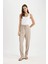 Belmando Harem Kumaş Pantolon Cepli Normal Bel Basic Düz Paça L3164AZ24SM 7