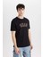 Regular Fit Bisiklet Yaka Baskılı Kısa Kollu Tişört B8935AX24SM 10