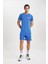 Fit Slim Fit Dar Kesim Bisiklet Yaka Baskılı Kısa Kollu Sporcu Tişört B5019AX24SP 16