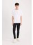 Carlo Skinny Fit Ekstra Dar Kalıp Normal Bel Ekstra Dar Paça Siyah Jean Pantolon S2285AZ24AU 8