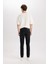 Pedro Slim Fit Dar Kalıp Normal Bel Dar Paça Siyah Jean Pantolon R8788AZ24AU 14