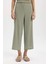 Wide Leg Geniş Bol Paça Normal Bel Bürümcük Kapri Pantolon 8