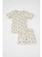 Kız Bebek Pijama Takımı Meyve Desenli Bisiklet Yaka Kısa Kollu Üst Şort C3481A524HS 6