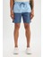 Regular Fit Renk Bloklu File Astarlı Diz Üstü Deniz Şortu Z8108AZ24HS 10
