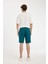 Regular Fit Düz Paça Kargo Cepli Basic Düz Şort B8796AX24SM 16