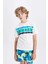 Erkek Çocuk Bisiklet Yaka Baskılı Kısa Kollu Tişört C3302A824SM 11