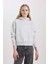 Boxy Fit Kapüşonlu Kalın Basic Düz Sweatshirt B8570AX24SP 8
