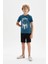 Erkek Çocuk Star Wars-Mandalorian Pijama Takımı Kısa Kollu Üst Şort C5503A824SM 12