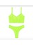 Bikini Suit See-Through Mesh Iç Çamaşırı , Beachwear Underlow Sütyen Üst Büstiyer +Düşük Bel Thongs I 2