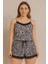 Dantel Detaylı Ip Askı Şortlu Yazlık Pijama Takımı 1