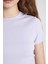 Fitted Bisiklet Yaka Modal Kısa Kollu Tişört C5699AX24SP 12