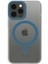 Iphone 15 Pro Max Kılıf Kamera Korumalı Magsafe Şeffaf Buz Mavisi 1