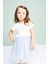 Kız Bebek Çiçekli Fitilli Kaşkorse Kısa Kollu Tütü Elbise C5985A524SM 13