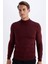 Slim Fit Dar Kesim Yarım Balıkçı Yaka Basic Düz Triko Kazak R1127AZ24WN 8
