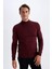 Slim Fit Dar Kesim Yarım Balıkçı Yaka Basic Düz Triko Kazak R1127AZ24WN 10