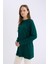 Regular Fit Bisiklet Yaka Basic Düz Triko Kazak Tunik C4474Ax24Au 8