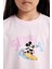 Kız Çocuk Disney Mickey & Minnie Bisiklet Yaka Kısa Kollu Tişört C4833A824HS 13