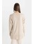 Regular Fit Bisiklet Yaka Yırtmaçlı Basic Düz Triko Kazak Tunik C5165AX24AU 12