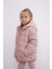Kız Bebek Su itici Beli Lastikli Kapüşonlu Fermuarlı Şişme Mont C5317A524AU 9