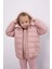 Kız Bebek Su itici Beli Lastikli Kapüşonlu Fermuarlı Şişme Mont C5317A524AU 10