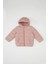 Kız Bebek Su itici Beli Lastikli Kapüşonlu Fermuarlı Şişme Mont C5317A524AU 11