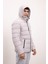 Su İtici Slim Fit Dar Kesim Astarlı Kapüşonlu Fermuarlı Cepli Dolgulu Mont R0216AZ24AU 15