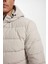Su İtici Slim Fit Dar Kesim Astarlı Kapüşonlu Fermuarlı Cepli Dolgulu Mont R0216AZ24AU 19