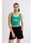 Fit NBA Boston Celtics Crop Bisiklet Yaka Ribana Atlet C4915AX24SM 11
